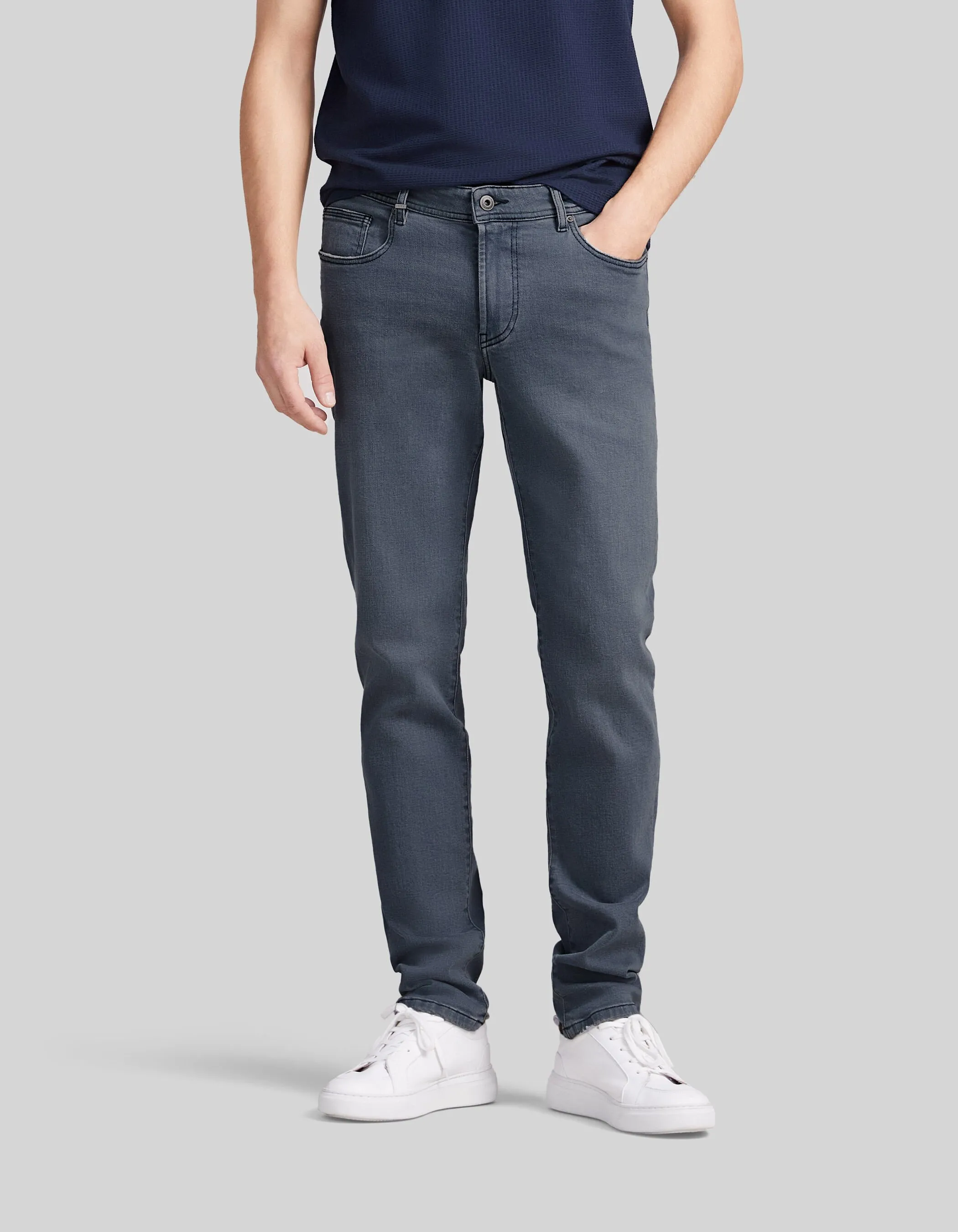 Jean SLIM ardoise Skip Homme