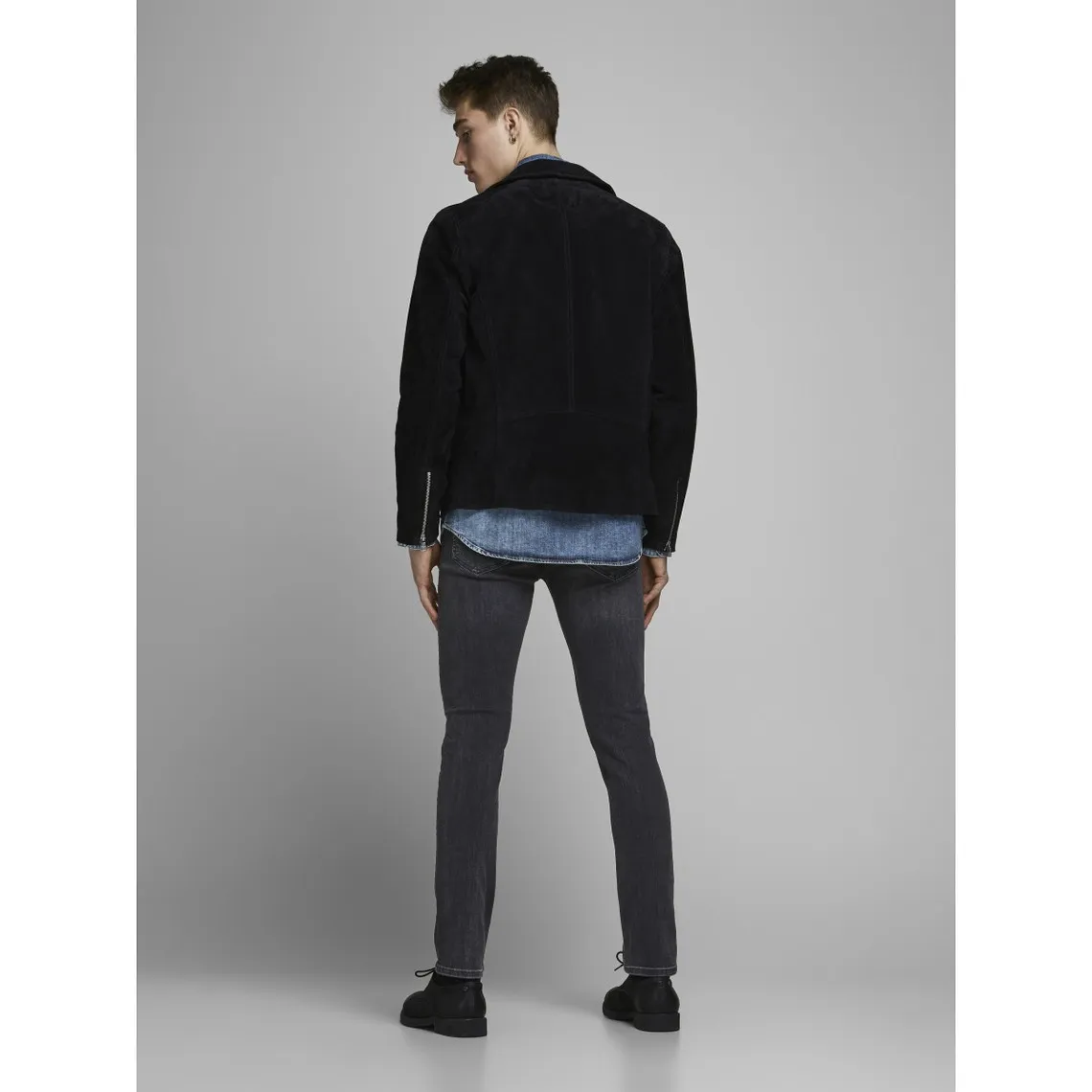 Jean slim Fit Noir en coton Jared | 3 Suisses