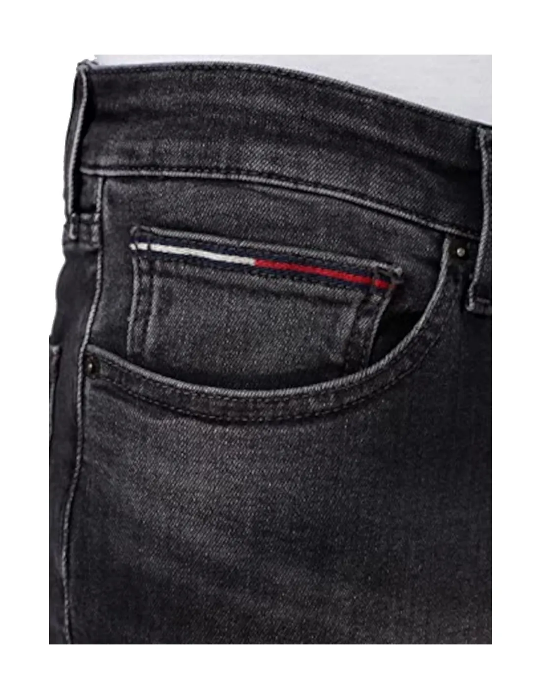 Jean Tommy Jeans homme Ref 54110 1BZ Denim black