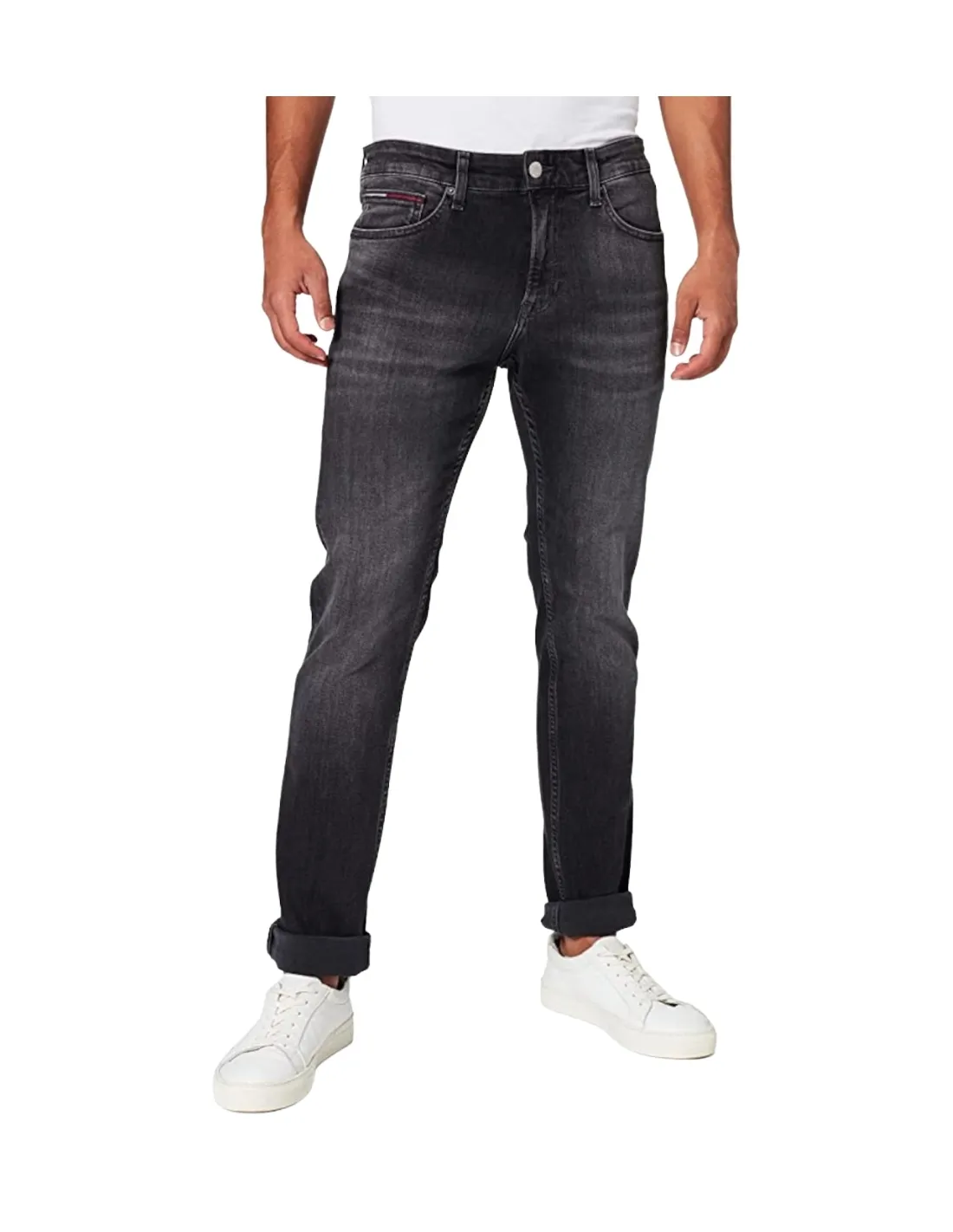 Jean Tommy Jeans homme Ref 54110 1BZ Denim black