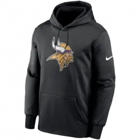 Nike Sweat à capuche NFL Minnesota Vikings Nike Prime Logo Therma Noir pour Homme