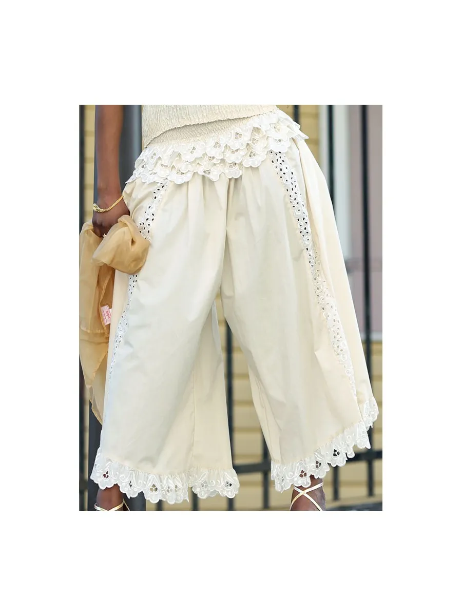 Pantalon Broderie Amazone