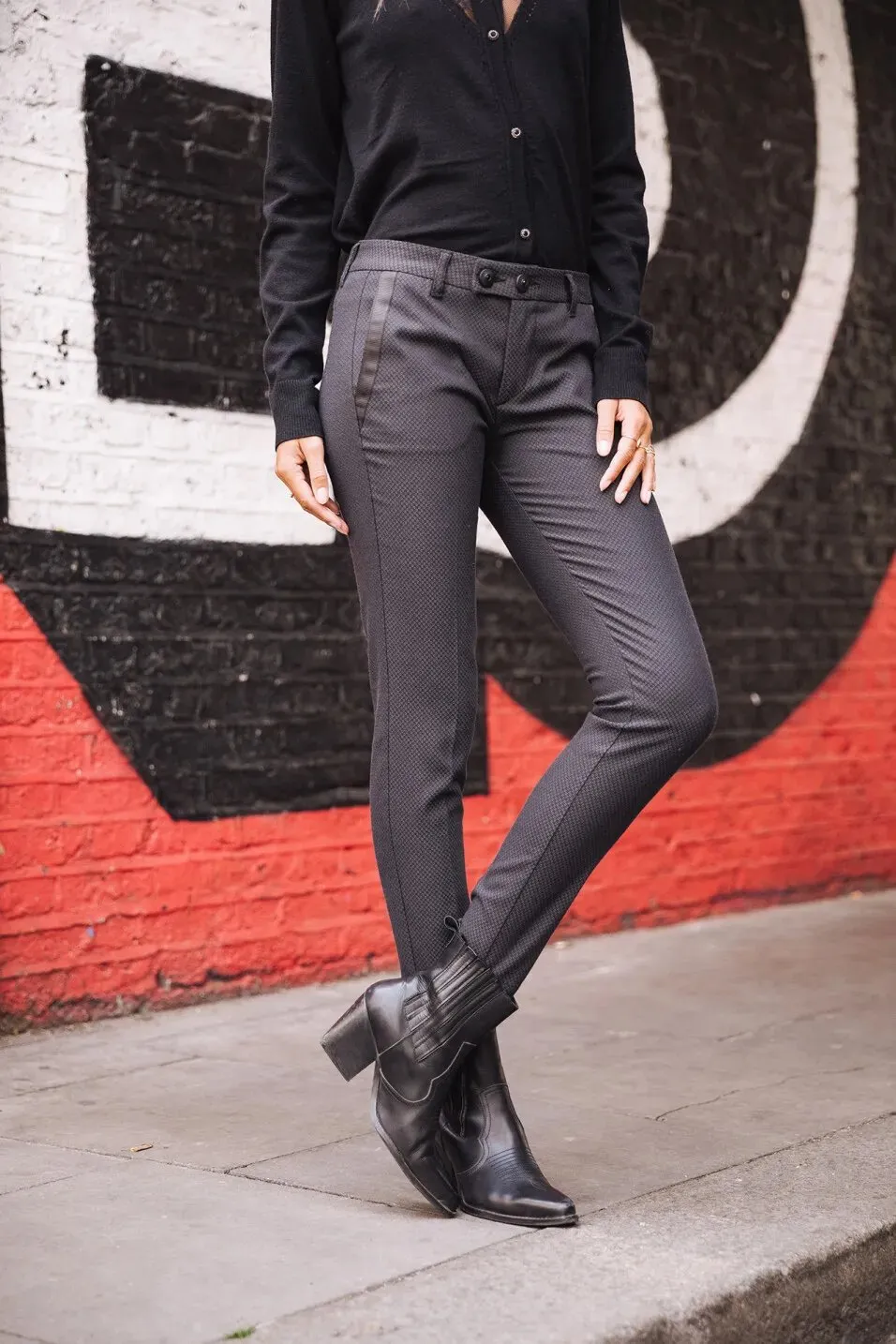 Pantalon City Femme Freeman T.Porter Tessa Colish Ebony