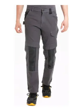 Pantalon coupe charpentier avec ouverture pour insertion de genouillères  HARDY 'Rica Lewis' - gris anthracite