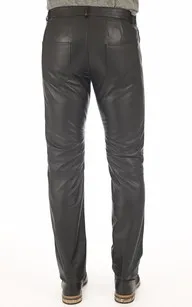 Pantalon cuir agneau noir La Canadienne - La Canadienne - Pantalons / shorts Cuir Noir