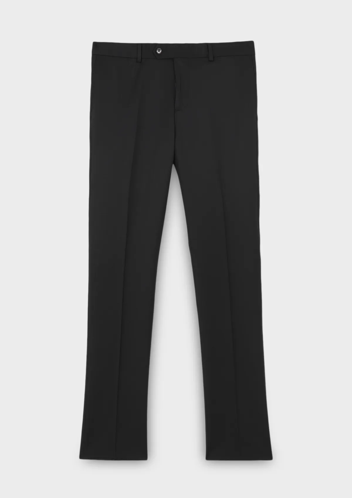 Pantalon de costume Regular en laine Vitale Barberis Canonico unie noire