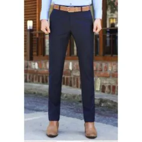 Pantalon de costume slim bleu marine pour homme