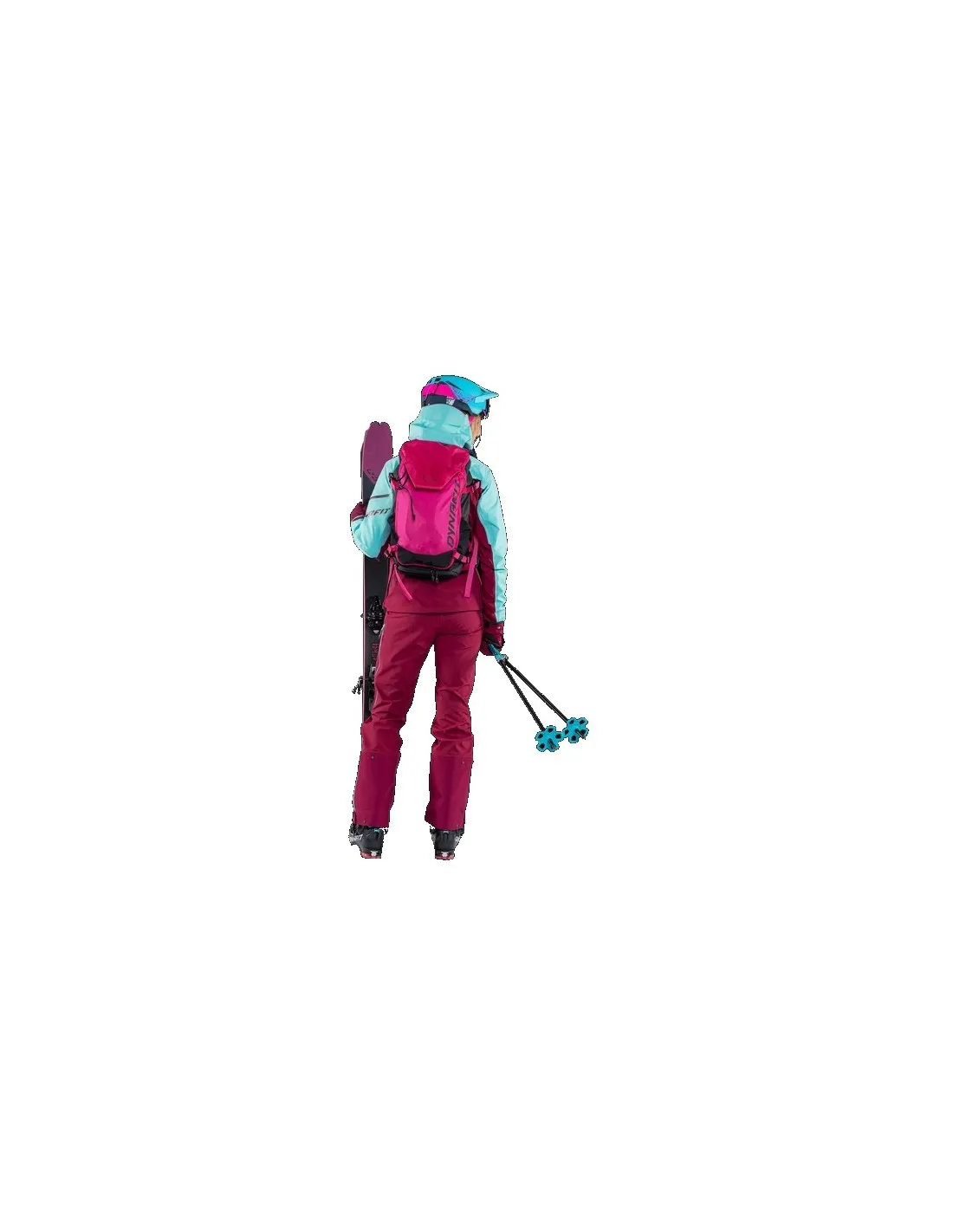 Pantalon de Ski de Randonnée Dynafit Beast Hybrid Beet Red W 2024