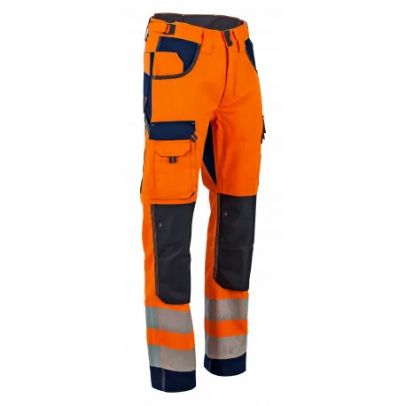 Pantalon haute visibilité orange