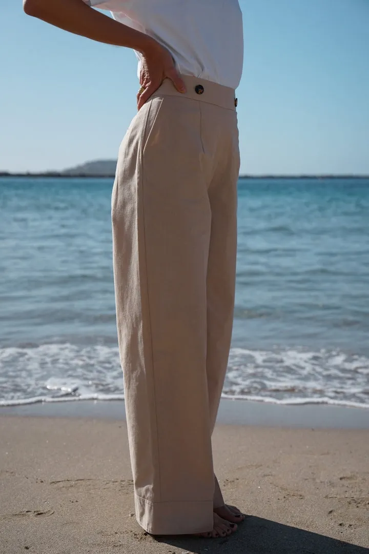 Pantalon Siesta creme