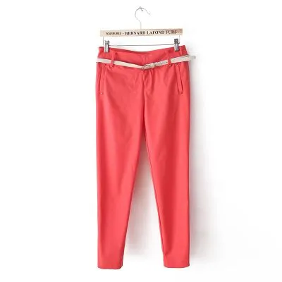 Pantalon stretch détente pour femme blend coton avec petite ceinture