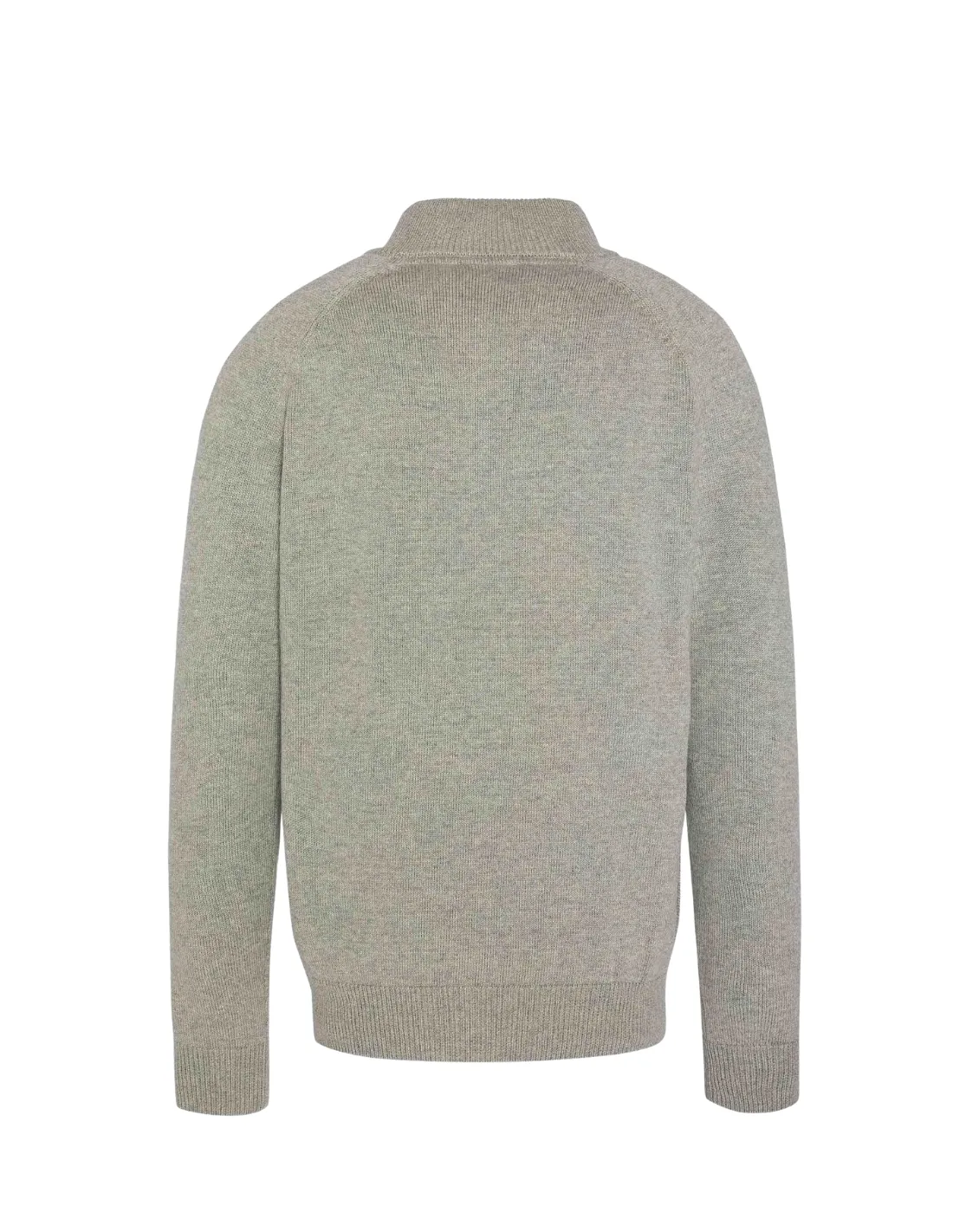 Pull a col zippe homme Schott Ref 58896 Gris Chine