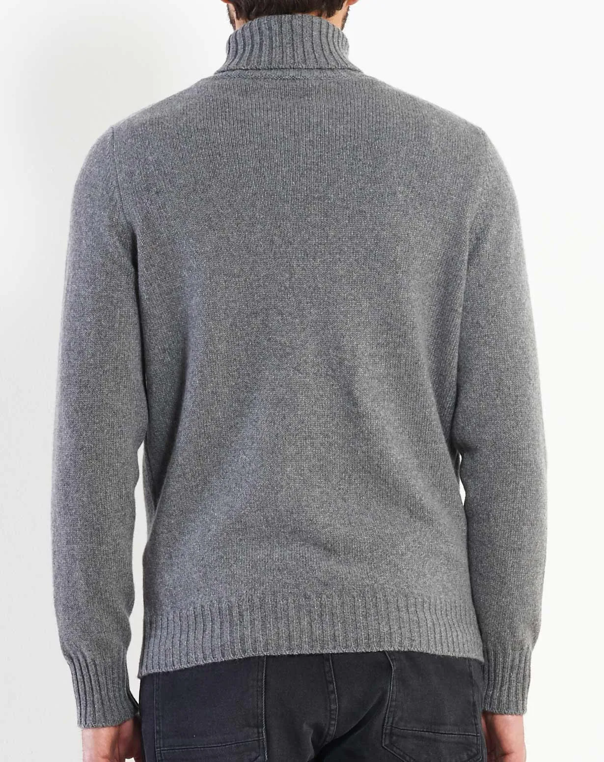 Pull Col Roulé Chaud en Cachemire Homme