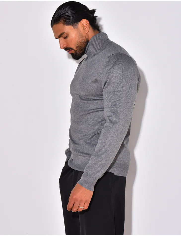 Pull fin col roulé / 56545 - JEANS INDUSTRY