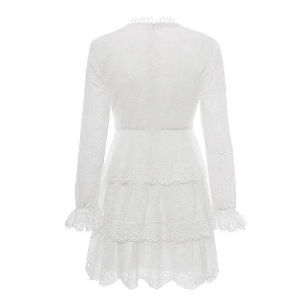 Robe blanche chic et bohème