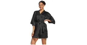 Robe de chambre tissu satin pour femmes