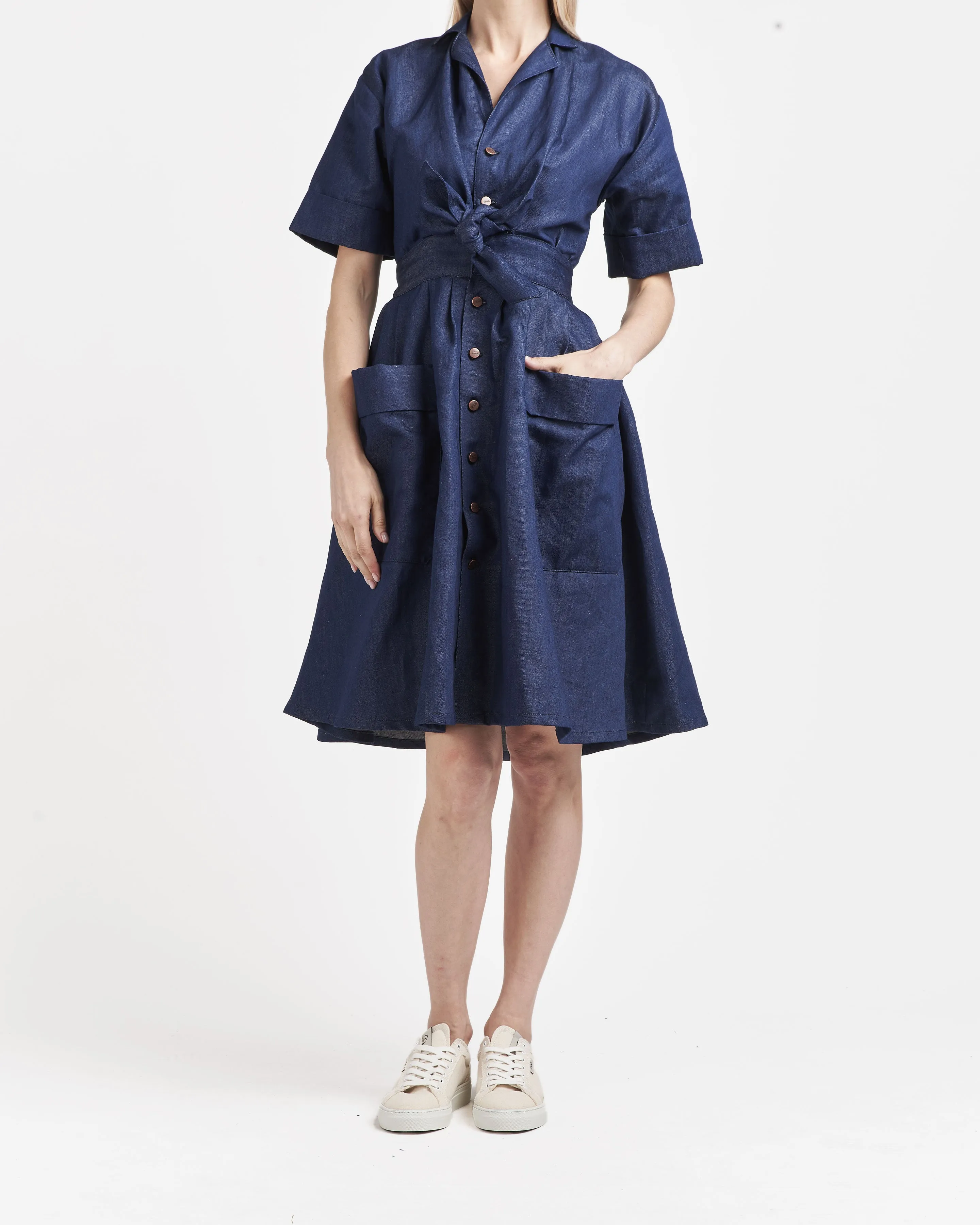 Robe en jean Lin Français - Paula