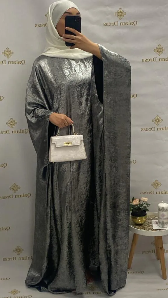 Robe Khaleeji marbré - Tendance Hijab