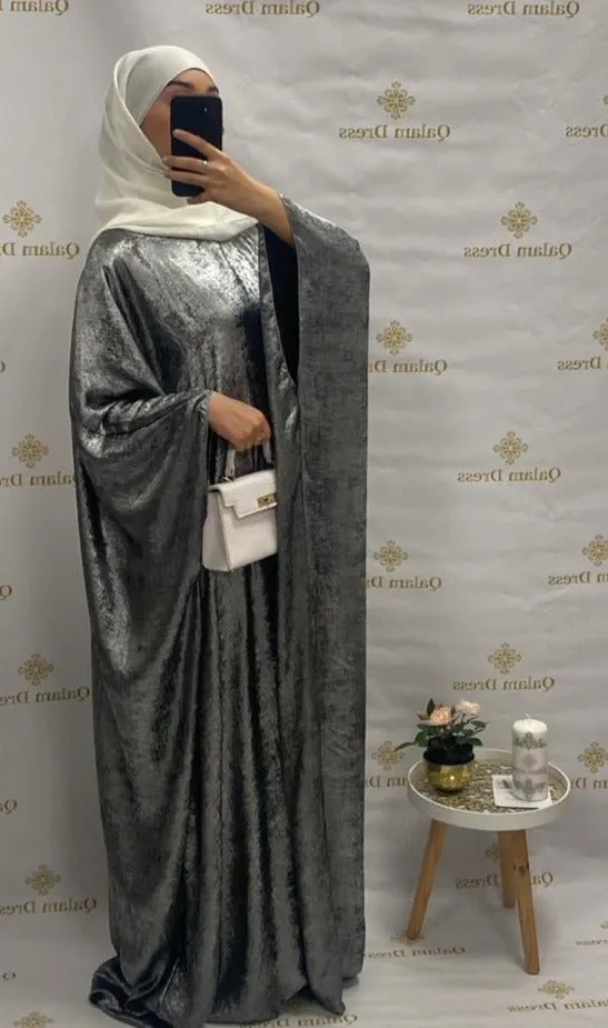 Robe Khaleeji marbré - Tendance Hijab