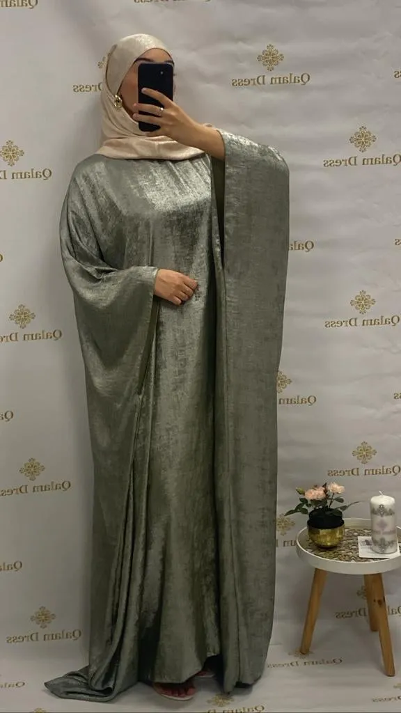 Robe Khaleeji marbré - Tendance Hijab