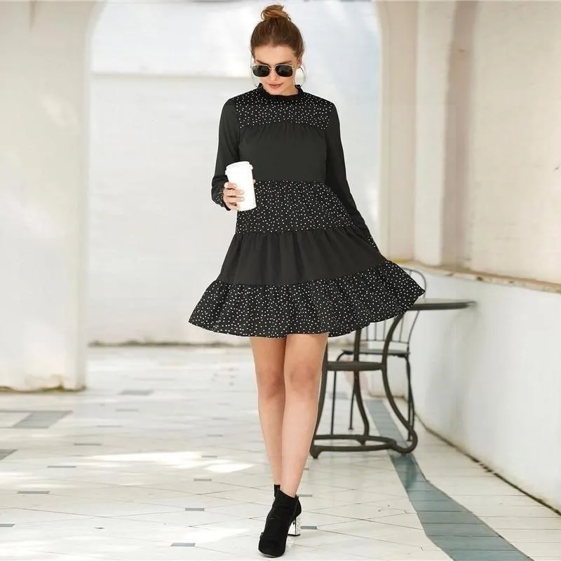 Robe noire bohème chic