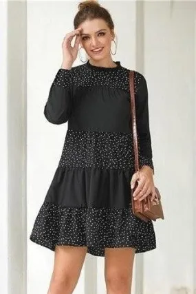 Robe noire bohème chic