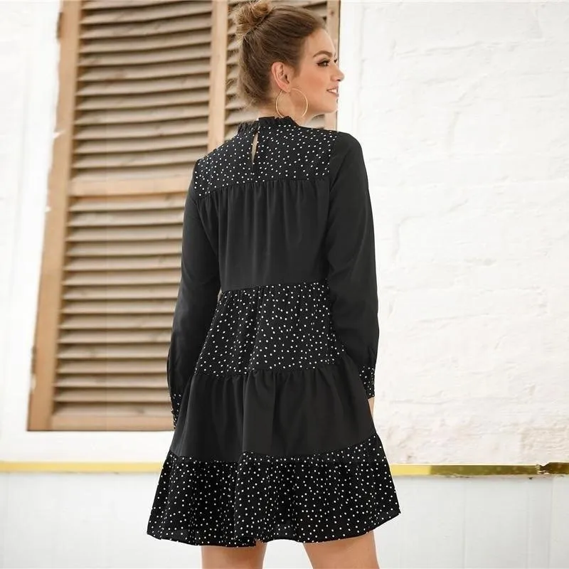 Robe noire bohème chic