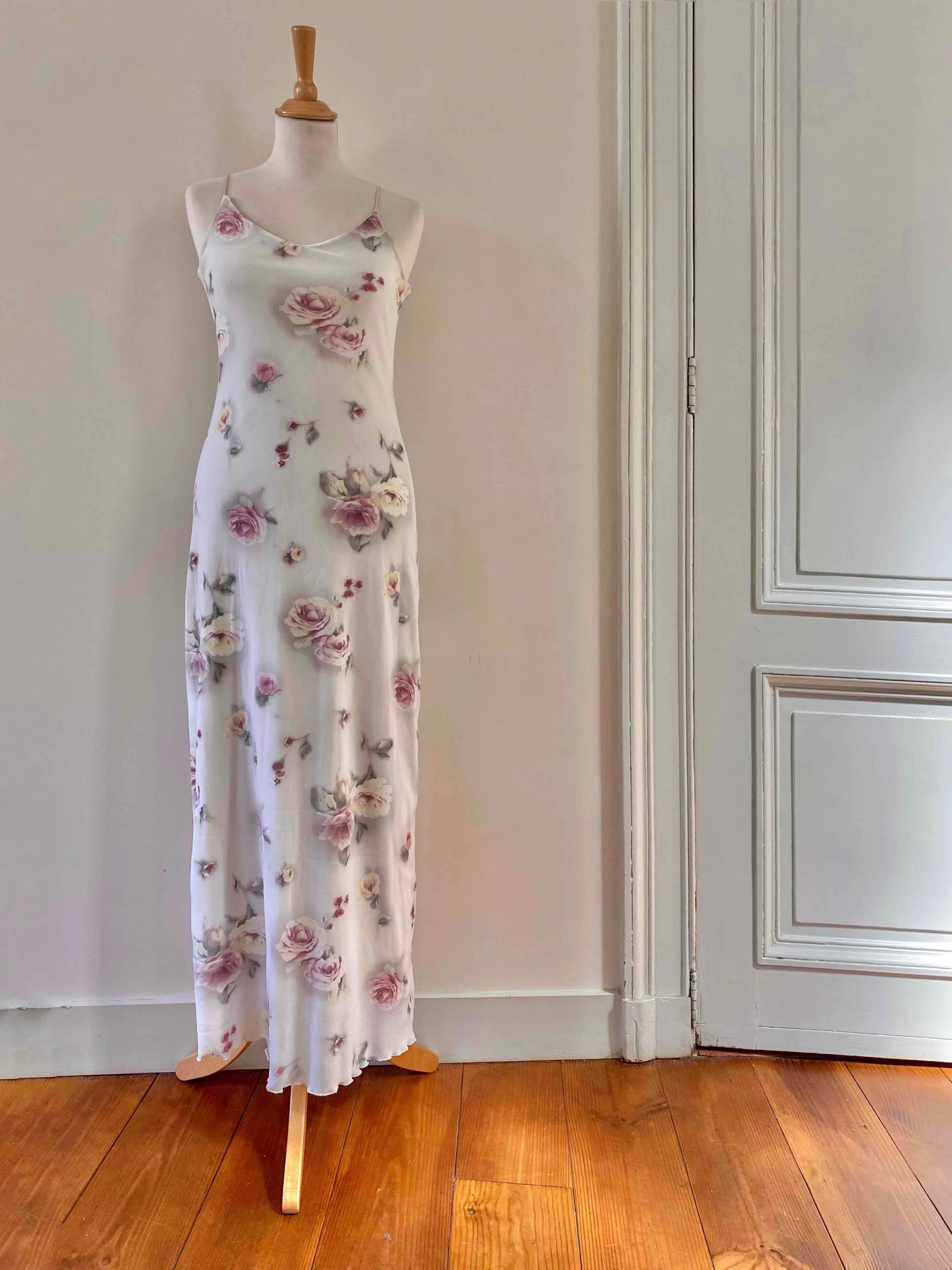 Robe nuisette à fleurs