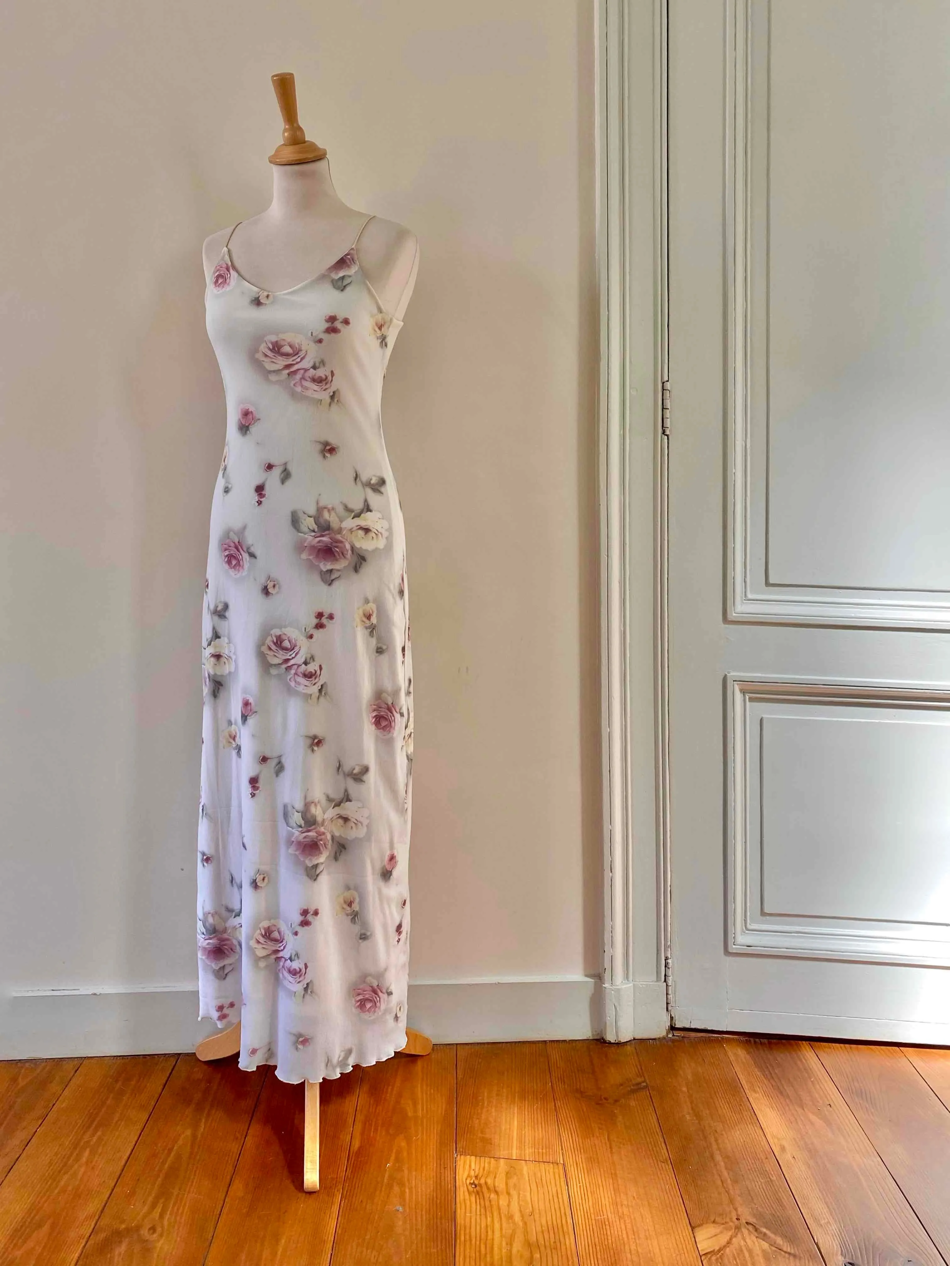 Robe nuisette à fleurs