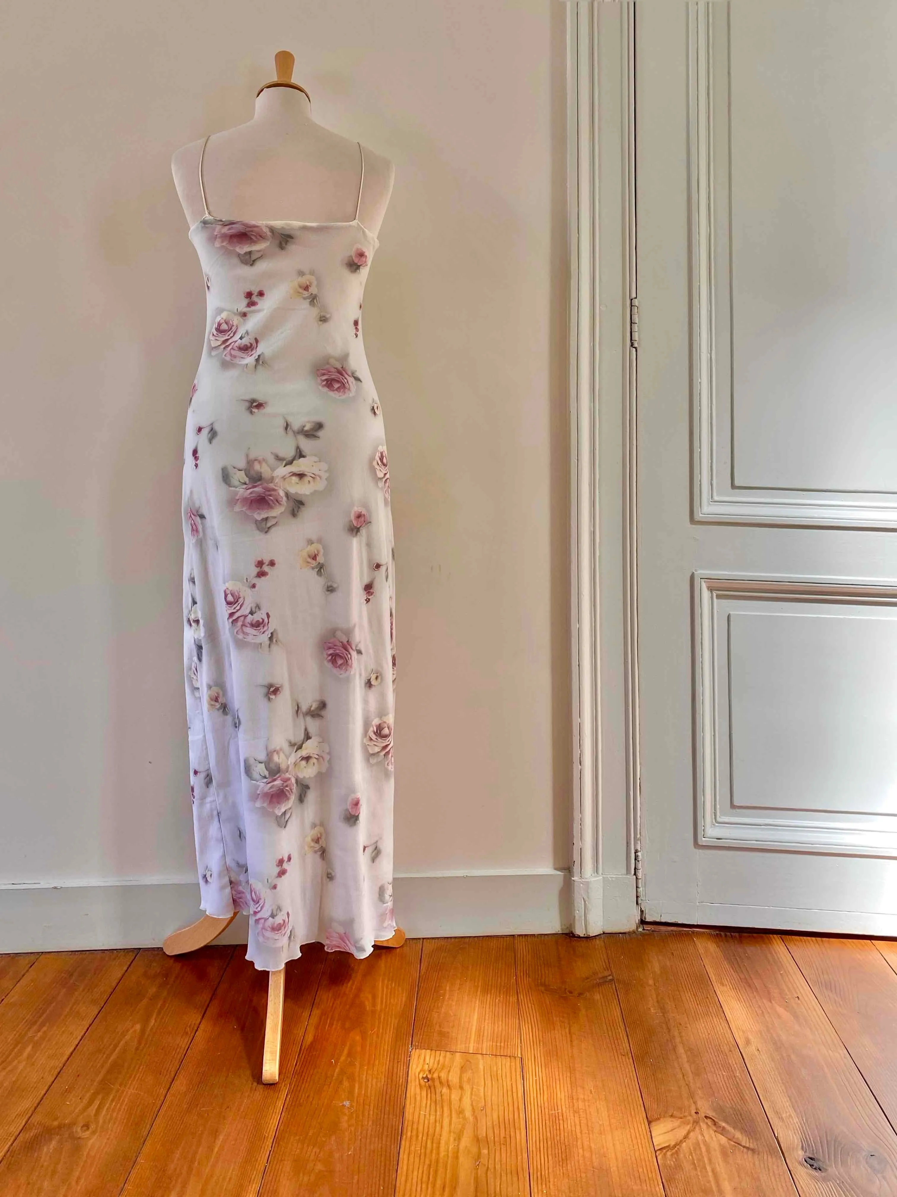 Robe nuisette à fleurs