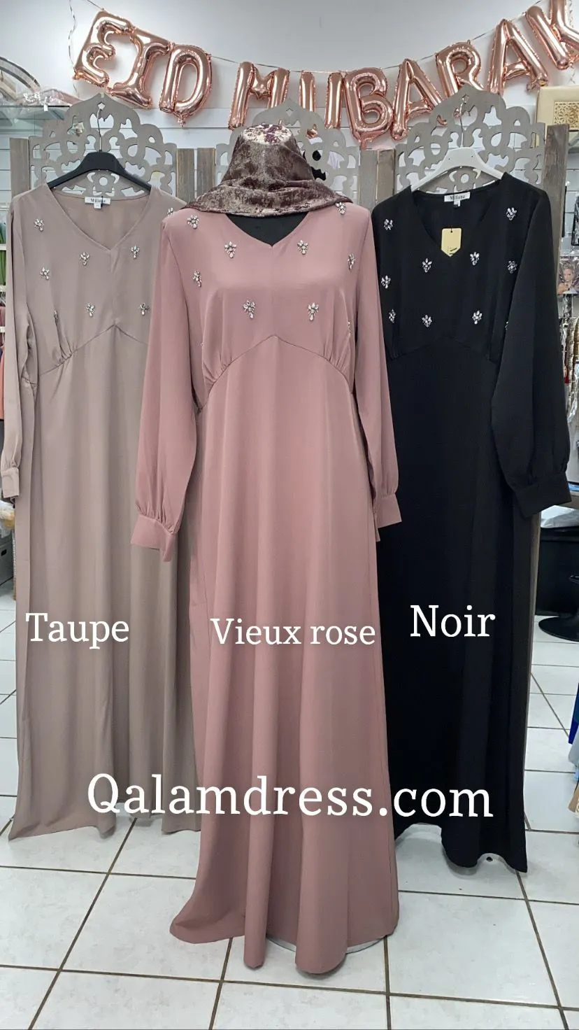 Robe strassée Bella  - tendance hijab