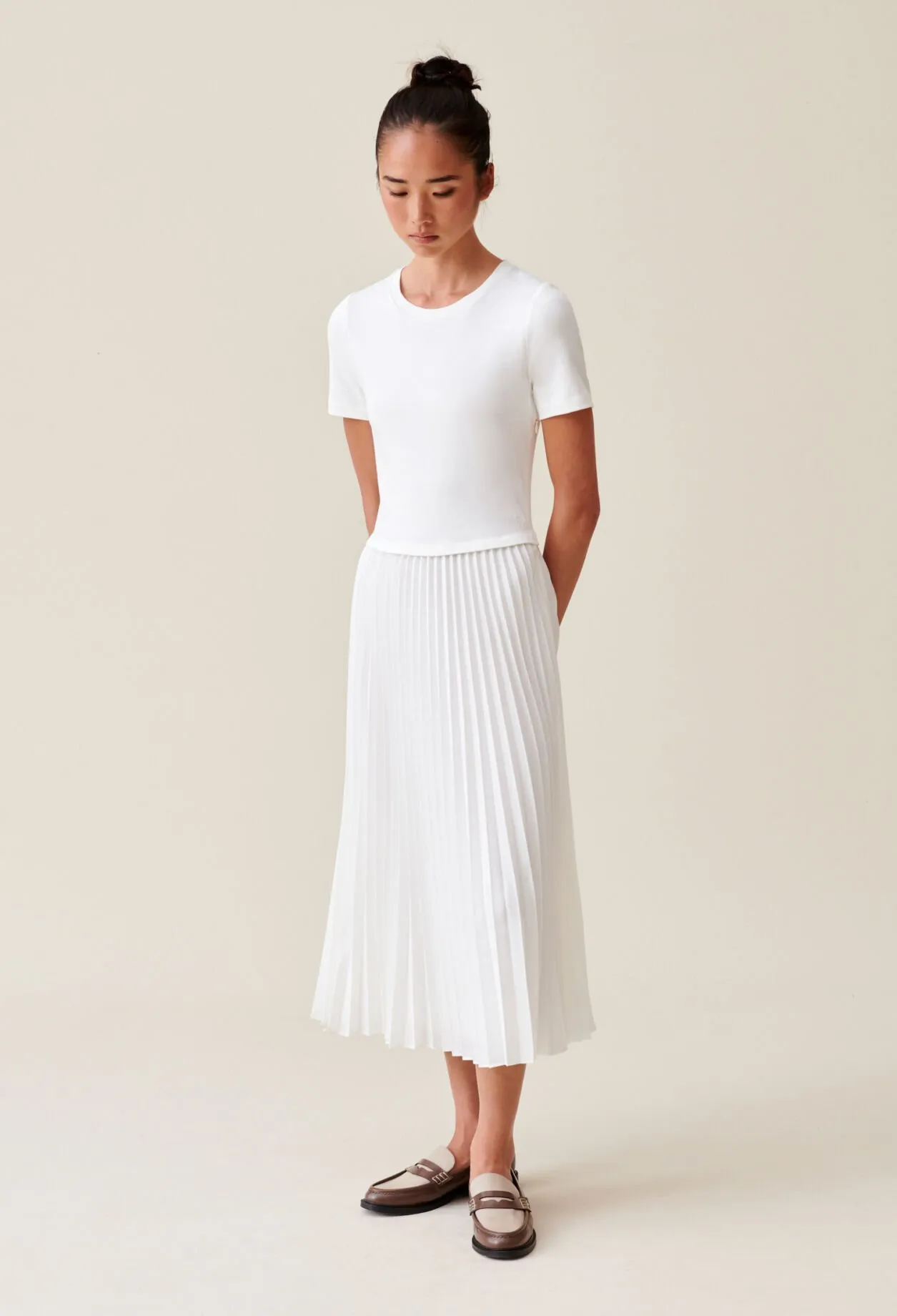 Robe Twist bi-matière | Claudie FR