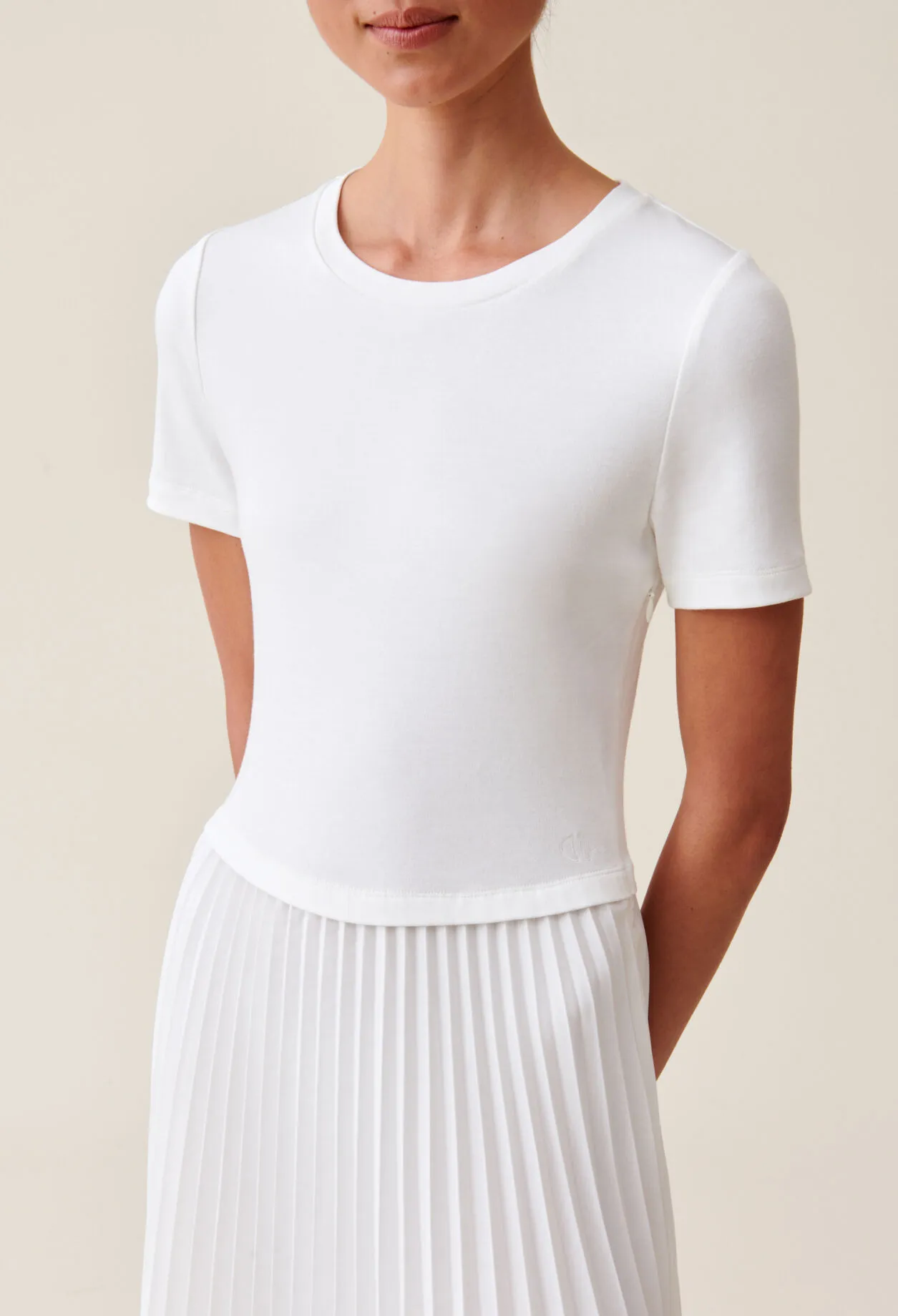 Robe Twist bi-matière | Claudie FR