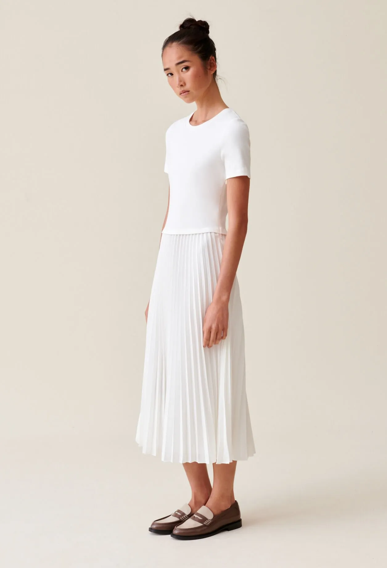 Robe Twist bi-matière | Claudie FR