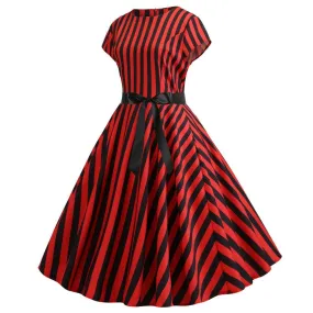 Robe vintage Rockabilly Rouge et Noire