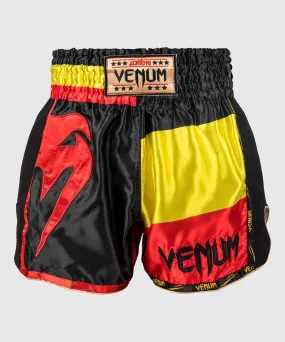 Short de Muay Thai Venum Giant - Noir/Jaune/Rouge