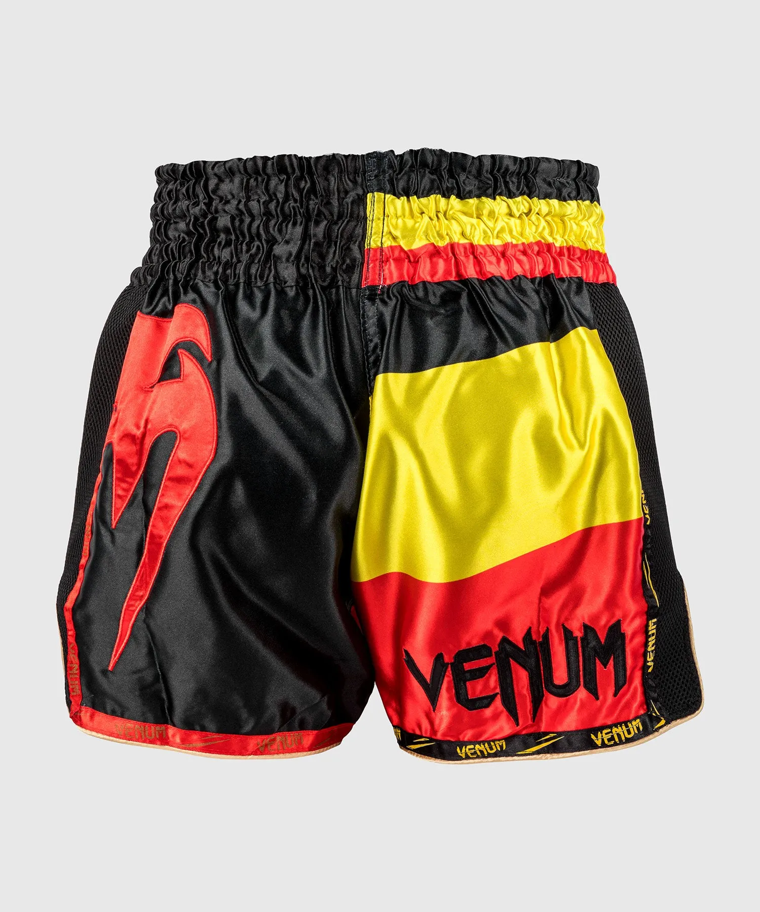 Short de Muay Thai Venum Giant - Noir/Jaune/Rouge