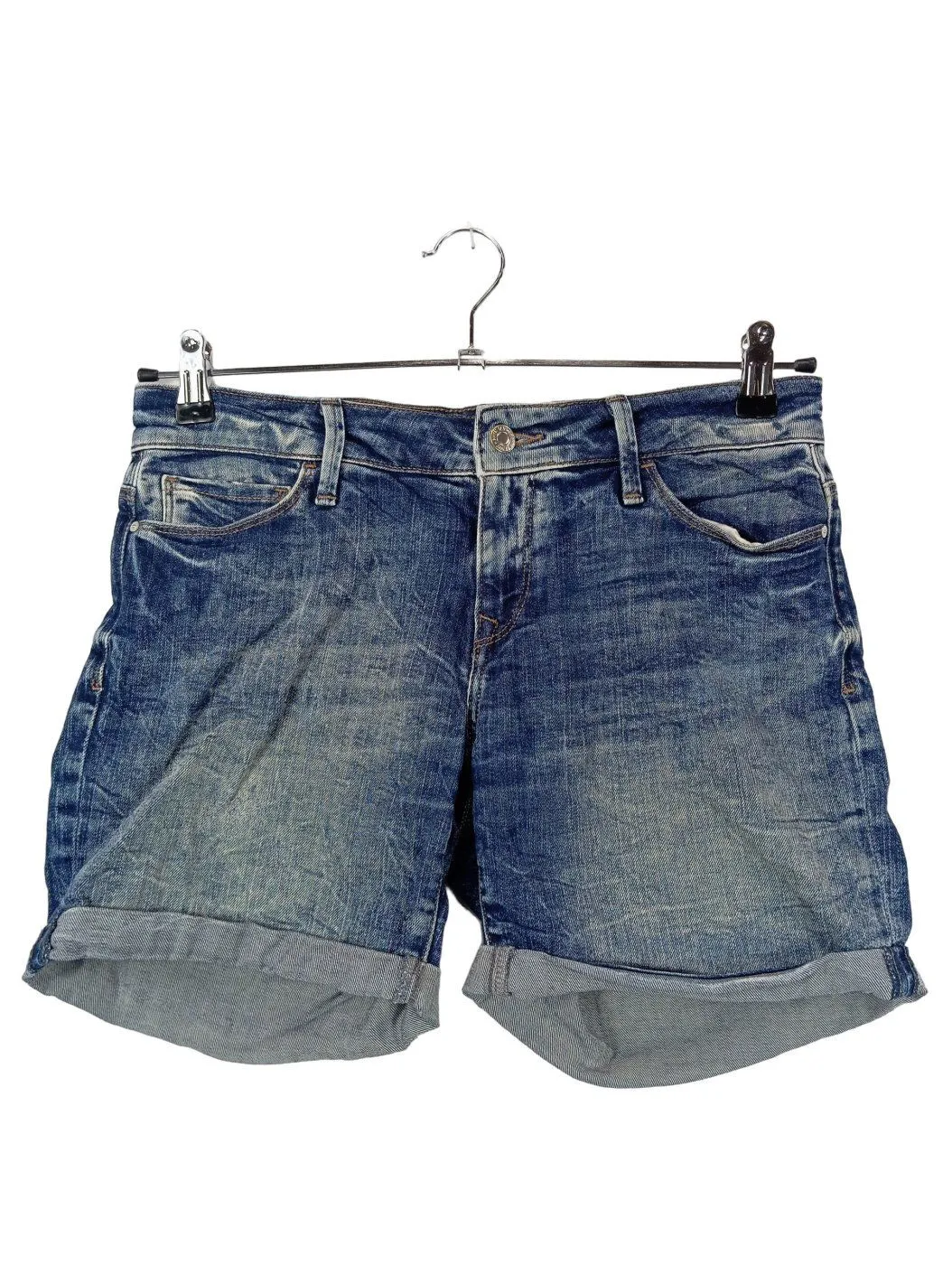 Short en jean bleu style décontracté