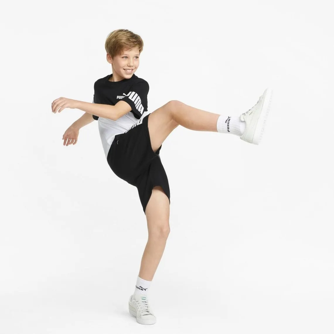 Short mixte JR PP SHORTS TR B noir | 3 Suisses