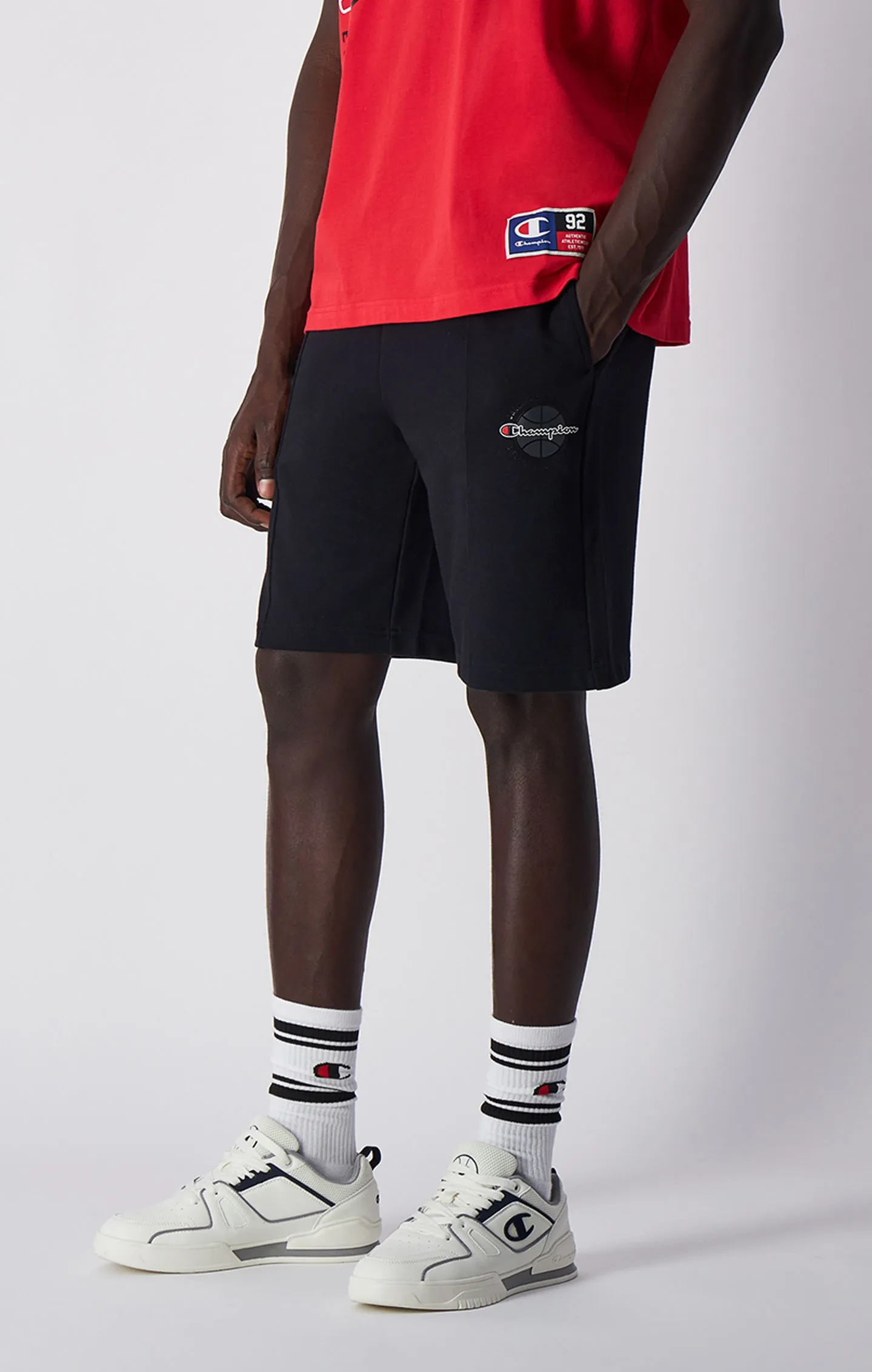 Shorts de Basketball en Tissu Interlock | Champion France