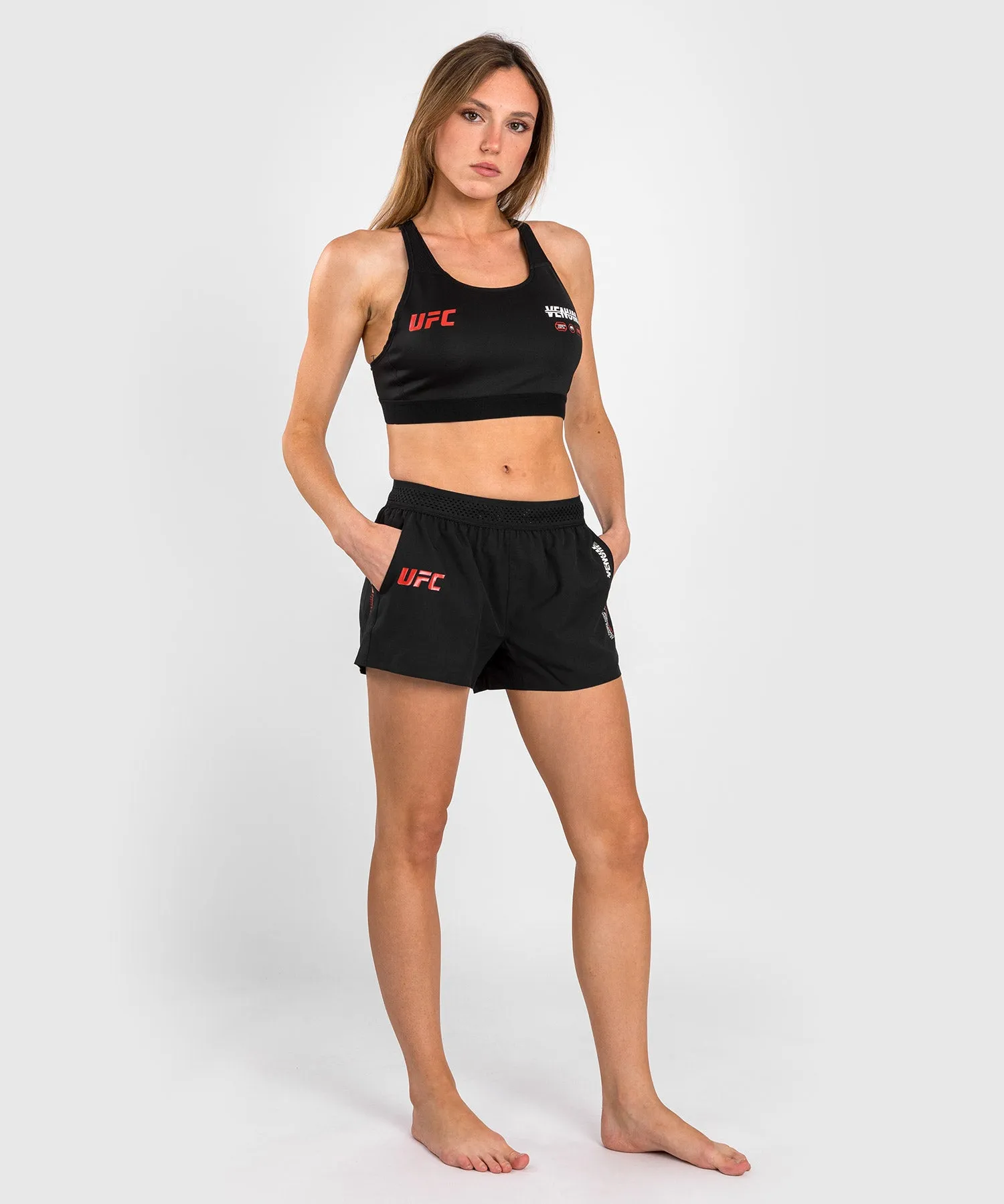 Shorts de performance pour Femmes UFC Adrenaline by Venum Fight Week - Noir