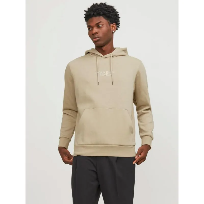 Sweat à capuche archie beige homme - Jack & Jones | wimod