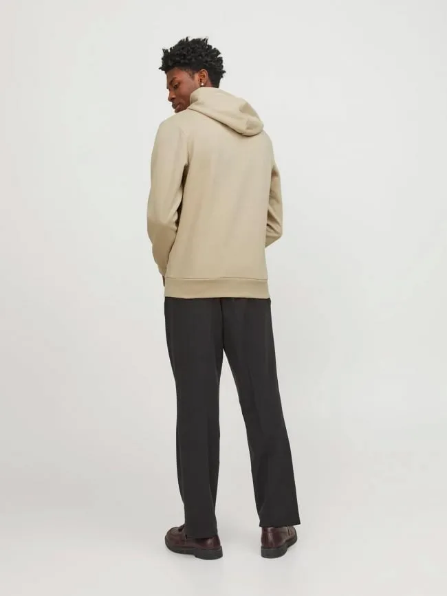 Sweat à capuche archie beige homme - Jack & Jones | wimod