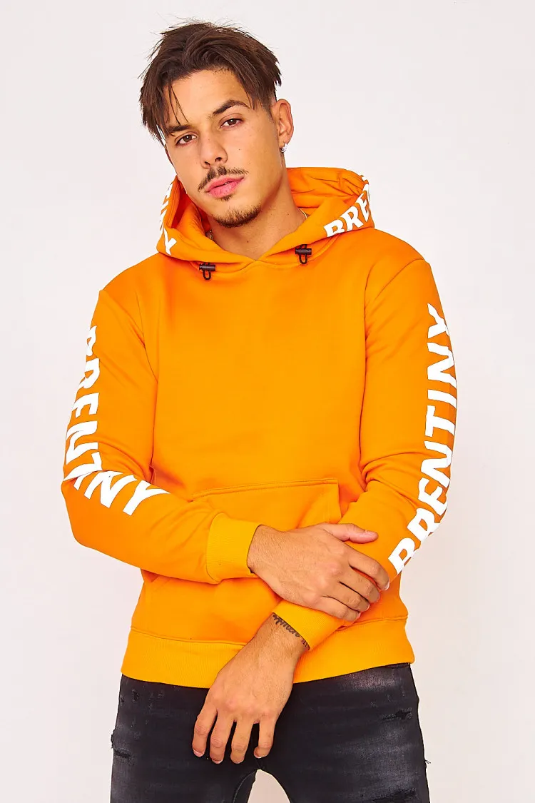 Sweat à capuche orange Brentiny