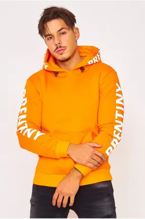 Sweat à capuche orange Brentiny