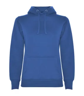 Sweat à capuche urban femme bleu roi Roly