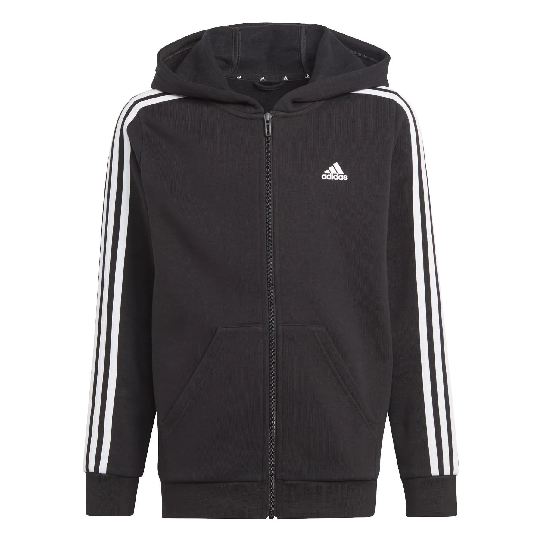 Sweatshirt à capuche zippé enfant adidas 3-Stripes Essentials