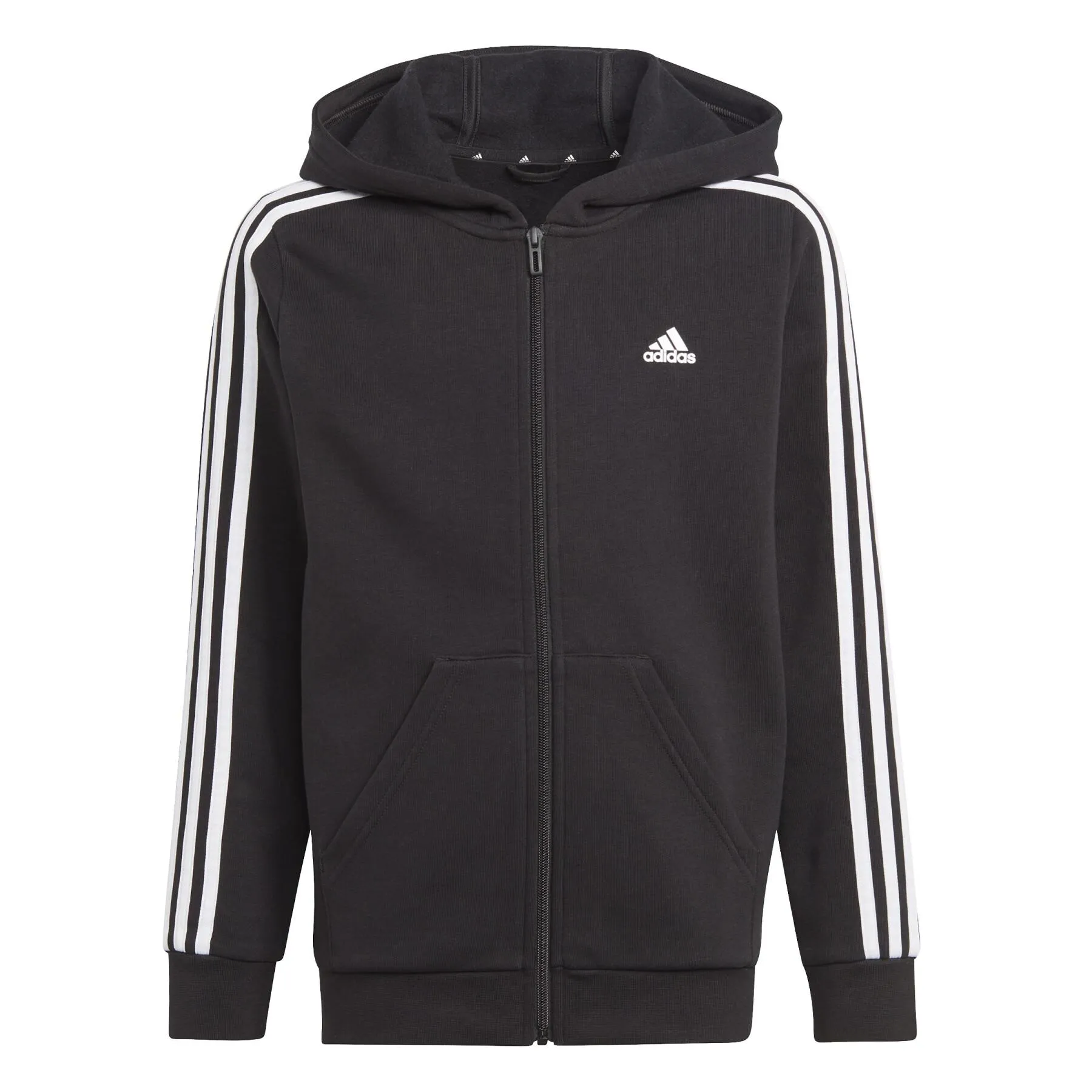 Sweatshirt à capuche zippé enfant adidas 3-Stripes Essentials