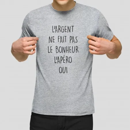 T-shirt 100% Coton bio - L'argent ne fait pas le bonheur