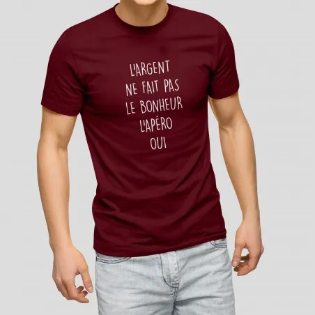 T-shirt 100% Coton bio - L'argent ne fait pas le bonheur